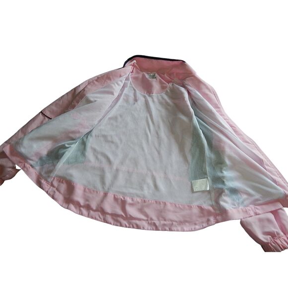 DANSKIN NOW women's small 4/6 light pink lined windbreaker jacket - Picture 6 of 8